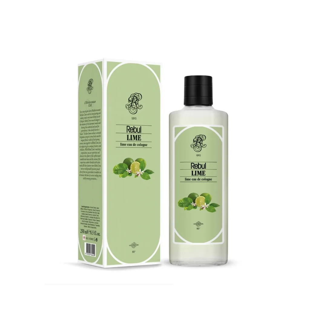 Rebul Lime EDC Kolonya 250 ml Cam Şişe
