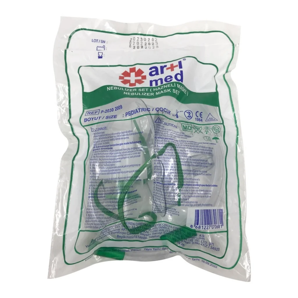 Artımed Nebulizatör Maske Seti Çocuk