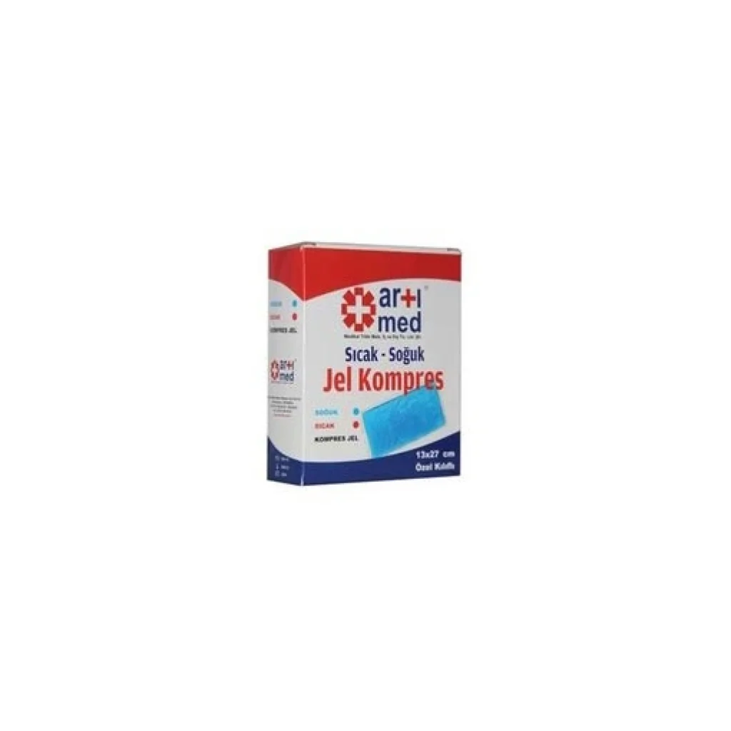 Artımed Sıcak Soğuk Jel Kompres 13cm x 27cm Özel Kılıflı