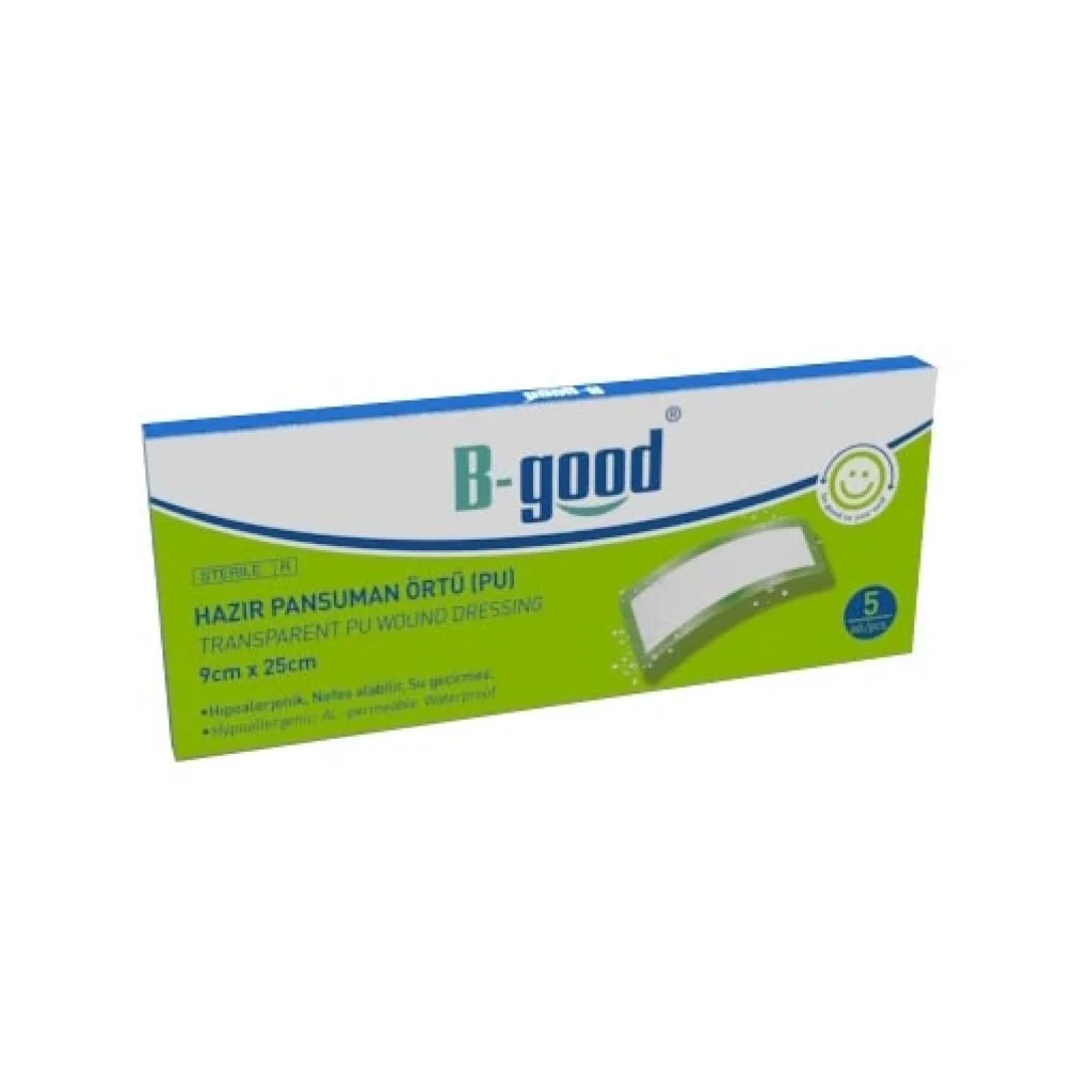 B-Good Hazır Pansuman Örtü Su Geçirmez 9x25 cm 5li