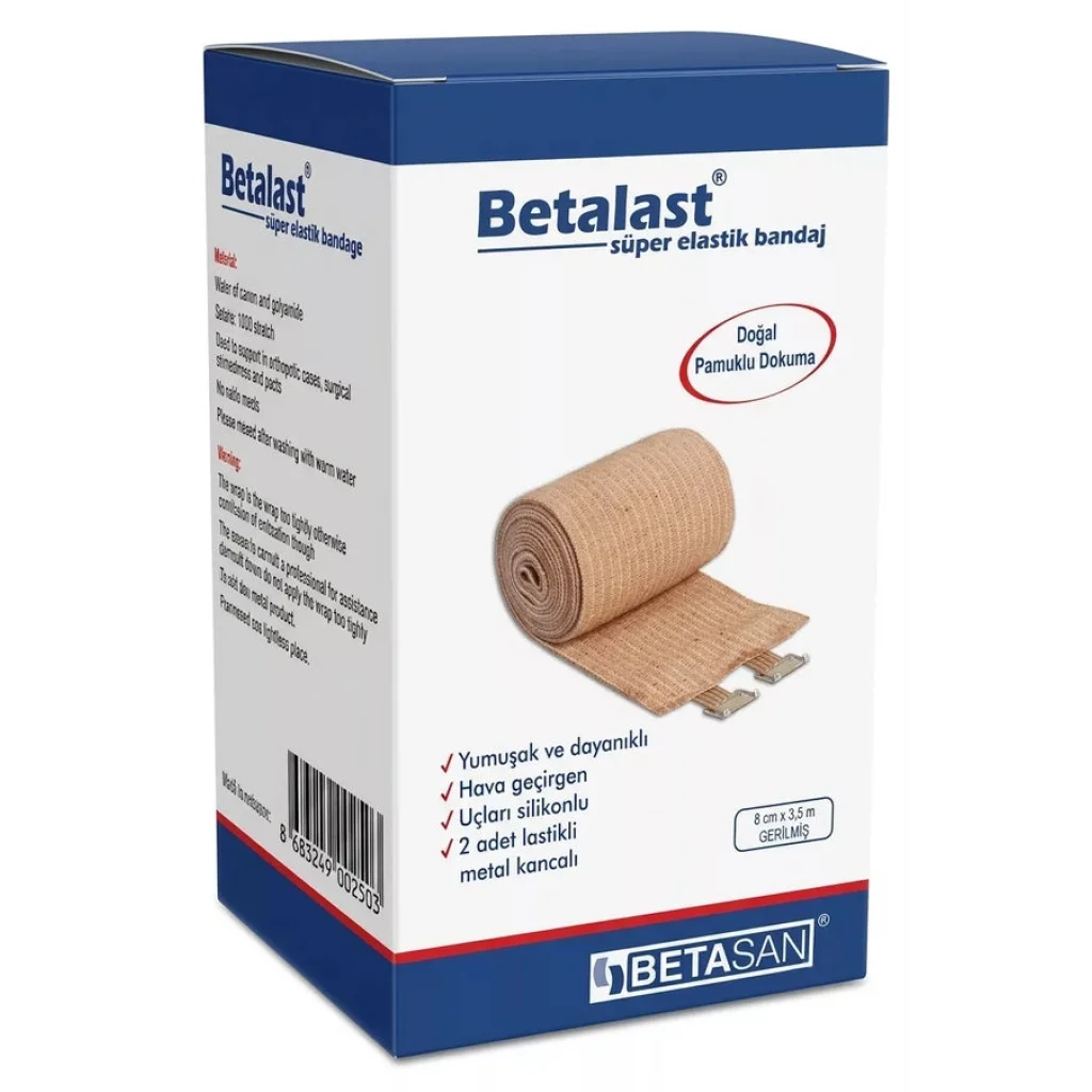 Betalast Süper Elastik Bandaj 8 cm x 3,5 m