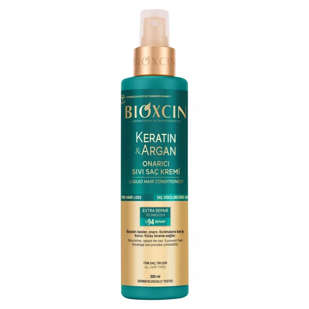 Bioxcin Keratin Argan Onarıcı Sıvı Saç Kremi 200 ml