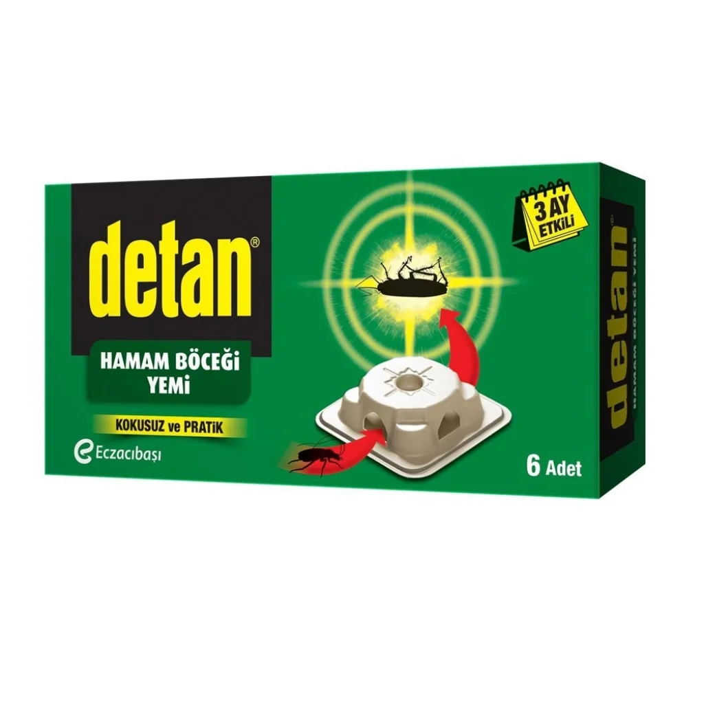 Detan Hamam Böcek Yemi 6lı