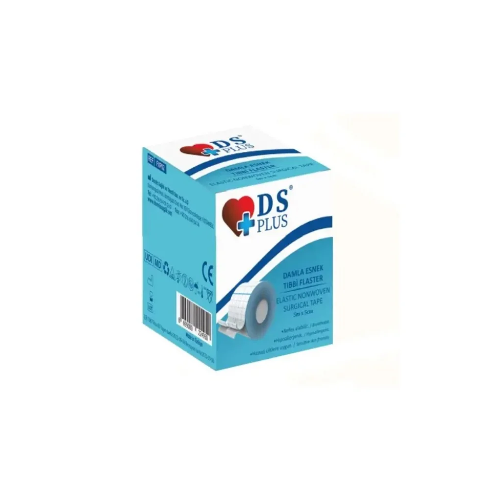 DS Plus Kağıt Flaster 5 m x 5 cm