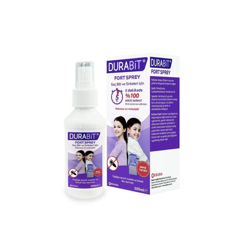Durabit Fort Sprey 100 ml - Metal Tarak Hediyeli