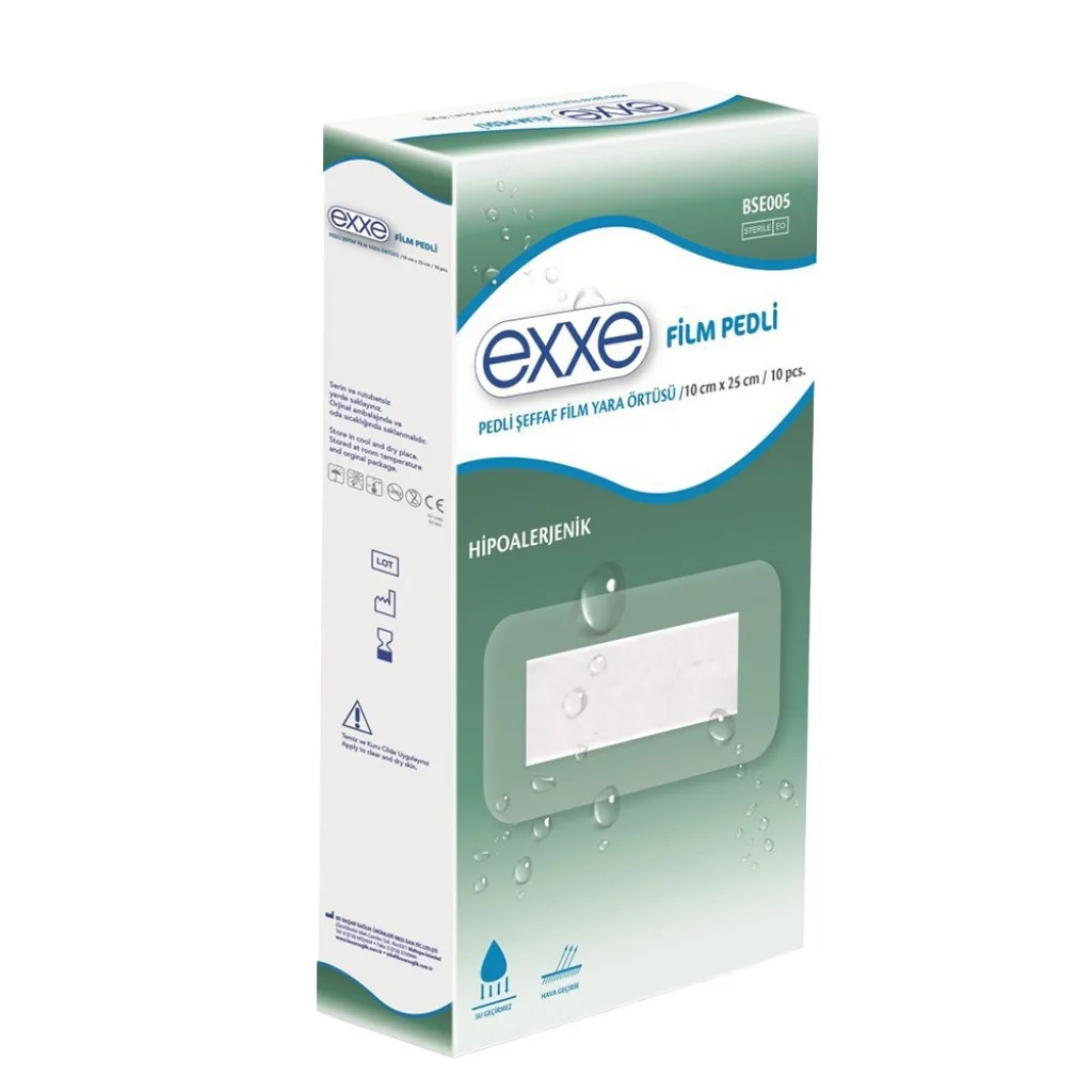 Exxe Seffaf Film Yara Örtüsü 10x25 cm - Tekli