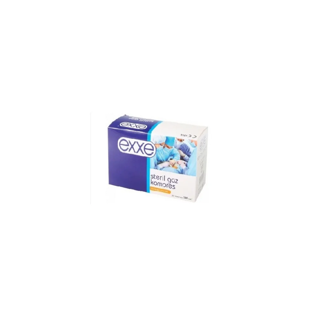 Exxe Steril Gaz Kompres 7,5x7,5 cm 5li - 10 Adet