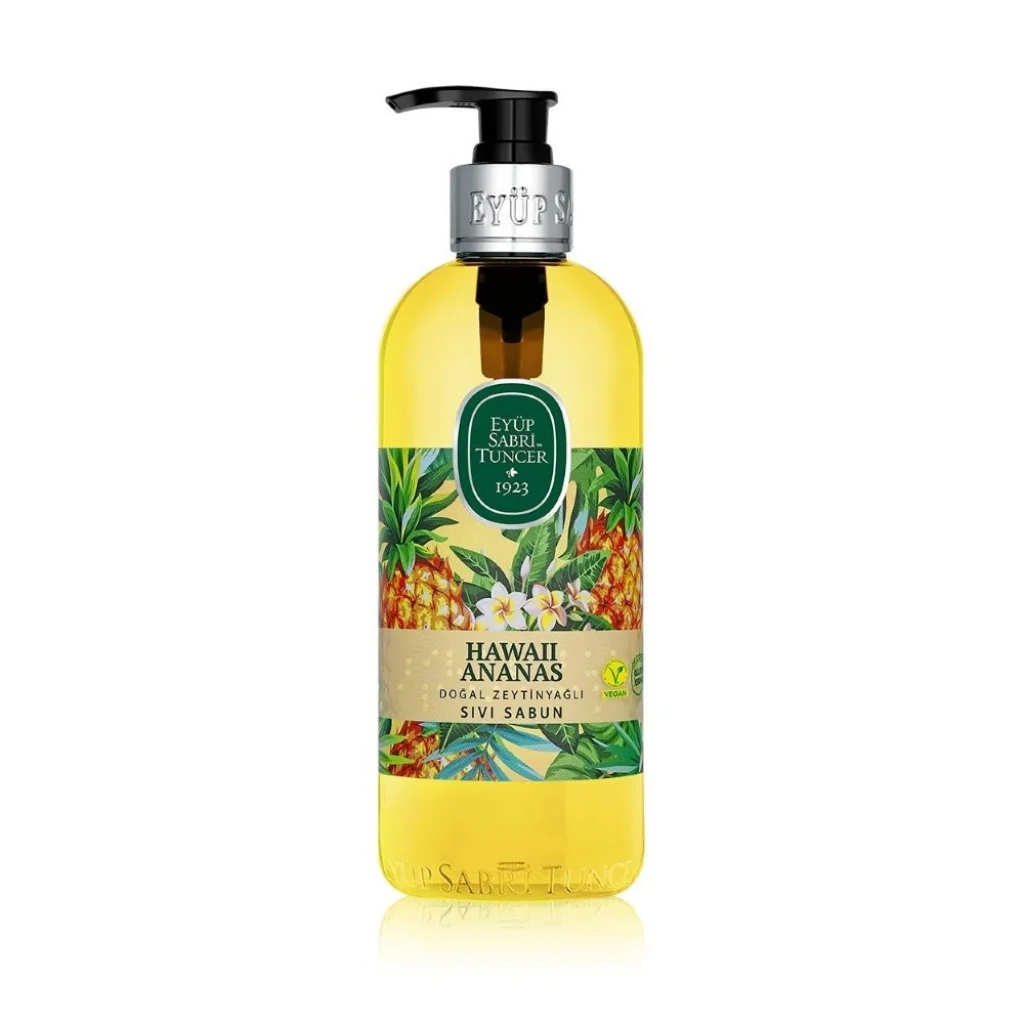 Eyüp Sabri Tuncer Doğal Zeytinyağlı Sıvı Sabun Hawaii Ananas 500 ml