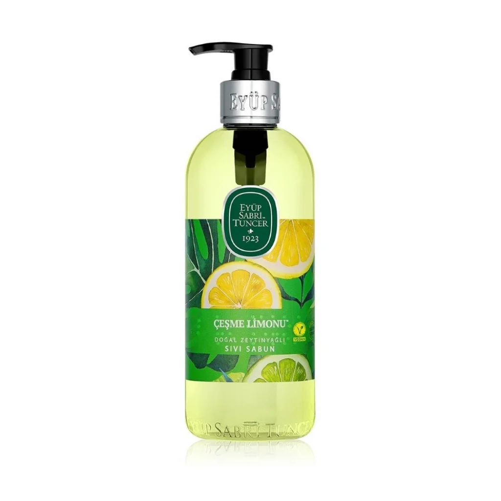 Eyüp Sabri Tuncer Sıvı Sabun Çeşme Limonu Doğal Zeytinyağlı 500 ml
