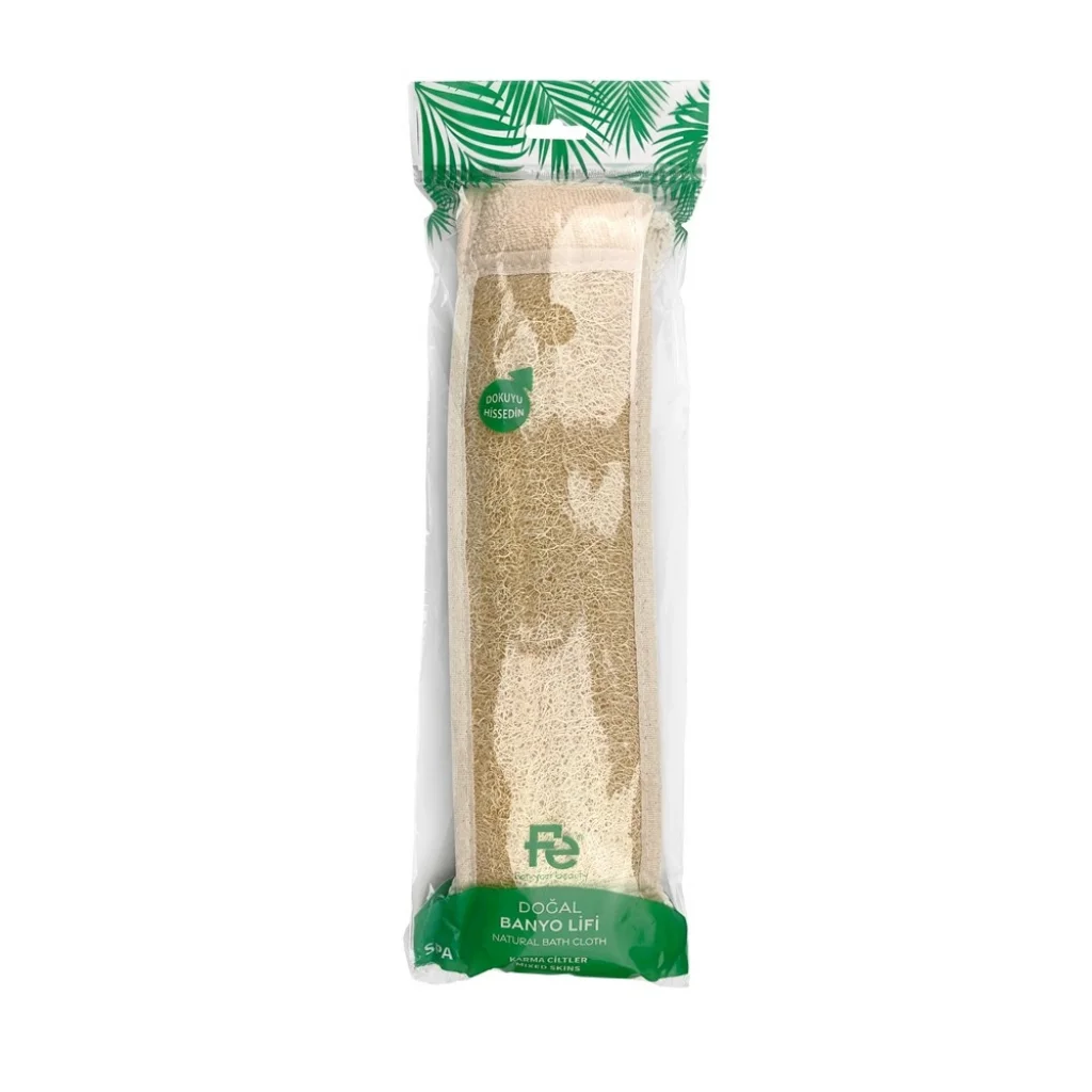 Fe Loofah Havlulu Sırt Masaj Bandı FEFU116