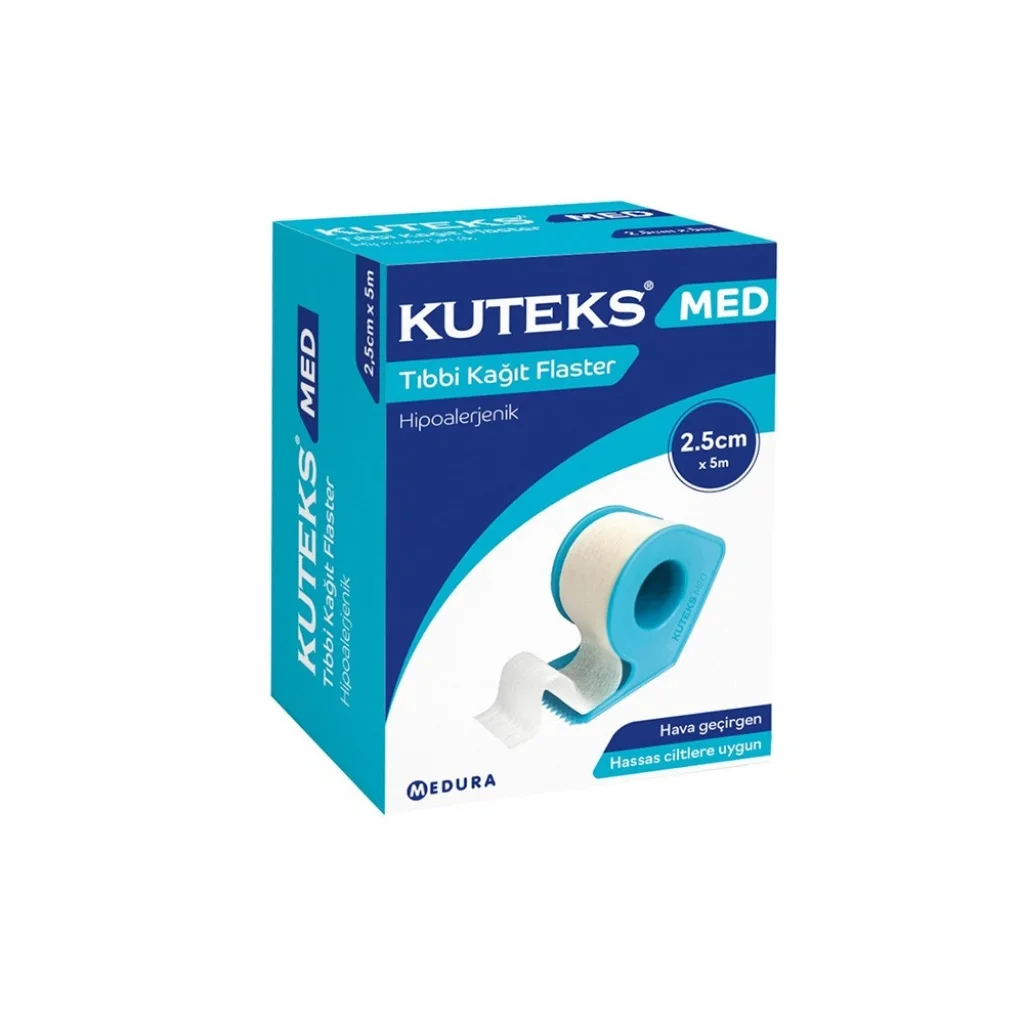 Kuteks Med Kağıt Flaster 2,5 cm x 5 m
