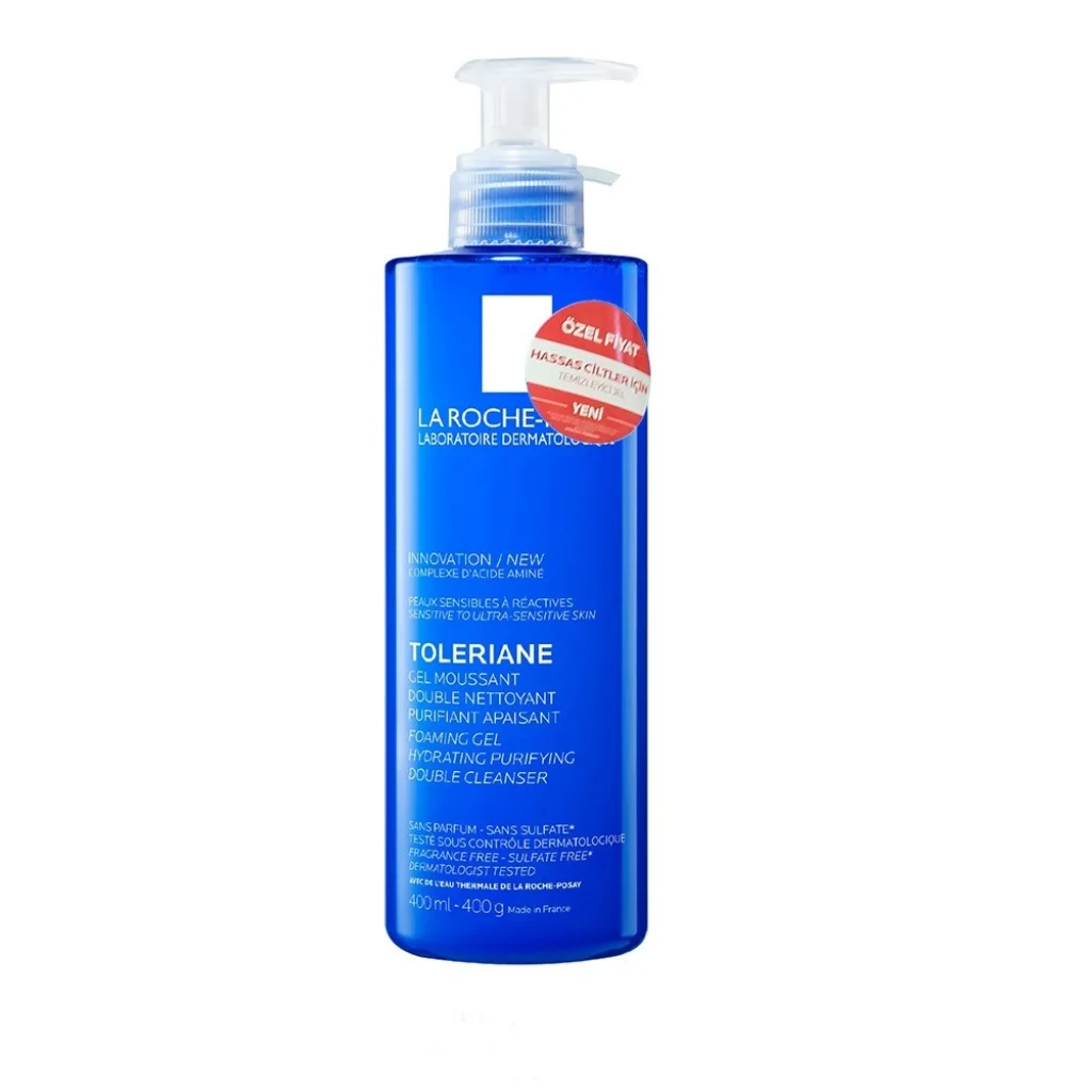 La Roche Posay Toleriane Hassas Ciltler Dahil Tüm Ciltler İçin Temizleme Jeli 400 ml