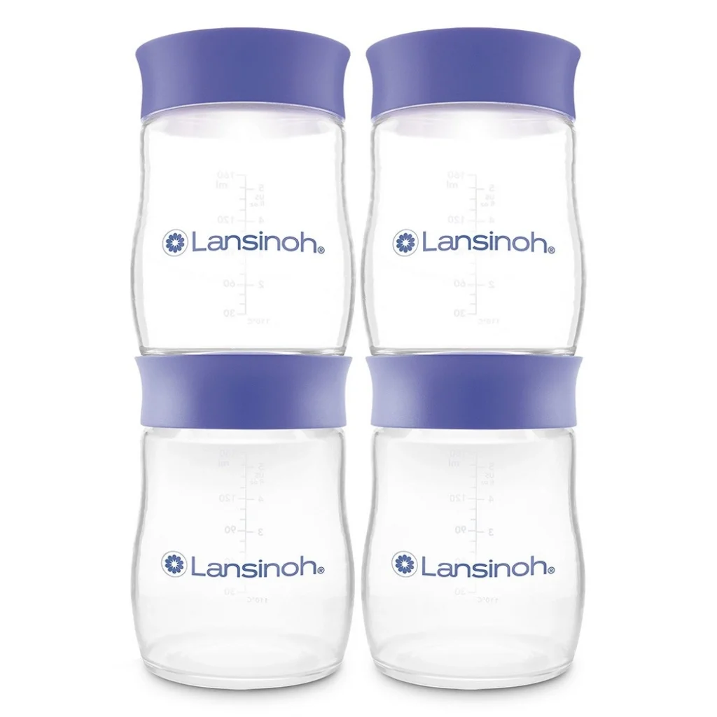 Lansinoh Anne Sütü Saklama Şişeleri 4lü 160 ml