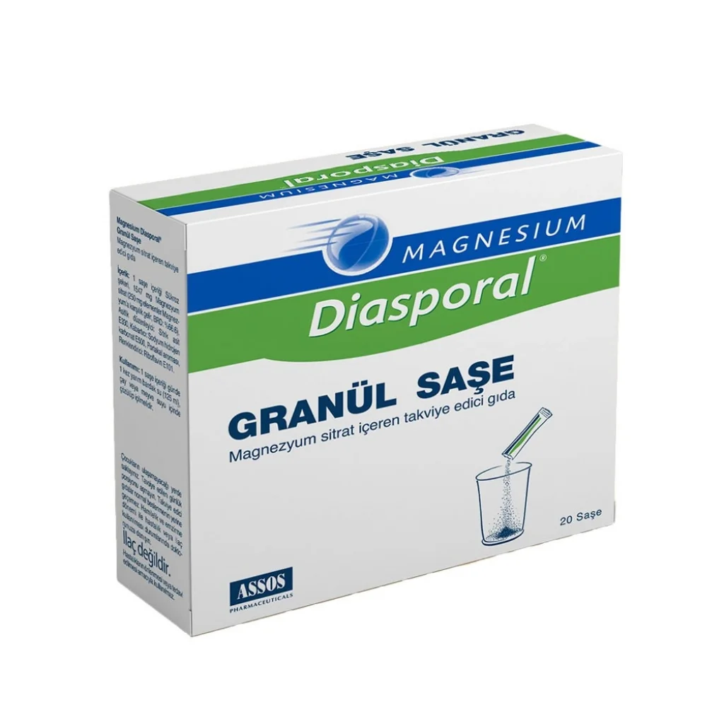 Magnesium Diasporal 300 gr 20 Granül Saşe