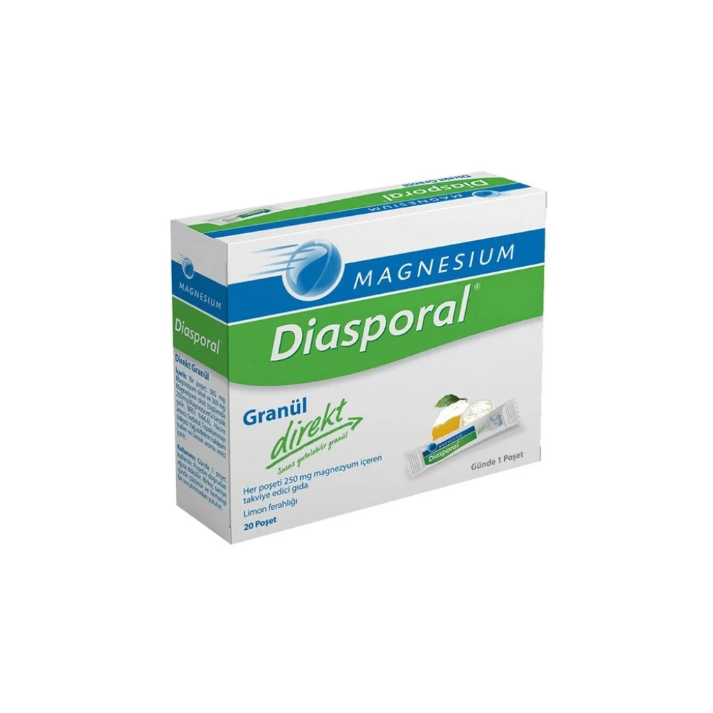 Magnesium Diasporal Direkt Granül 20 Poşet
