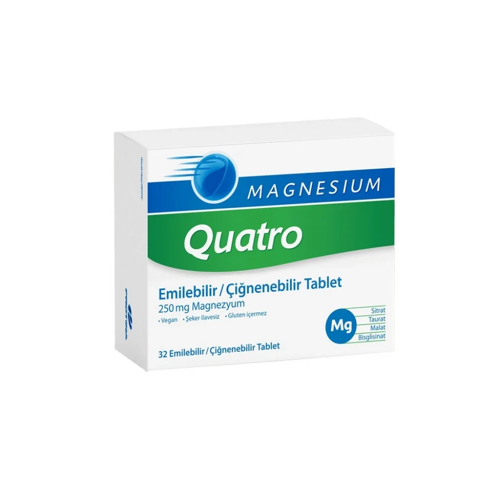 Magnesium Quatro 32 Çiğnenebilir Tablet