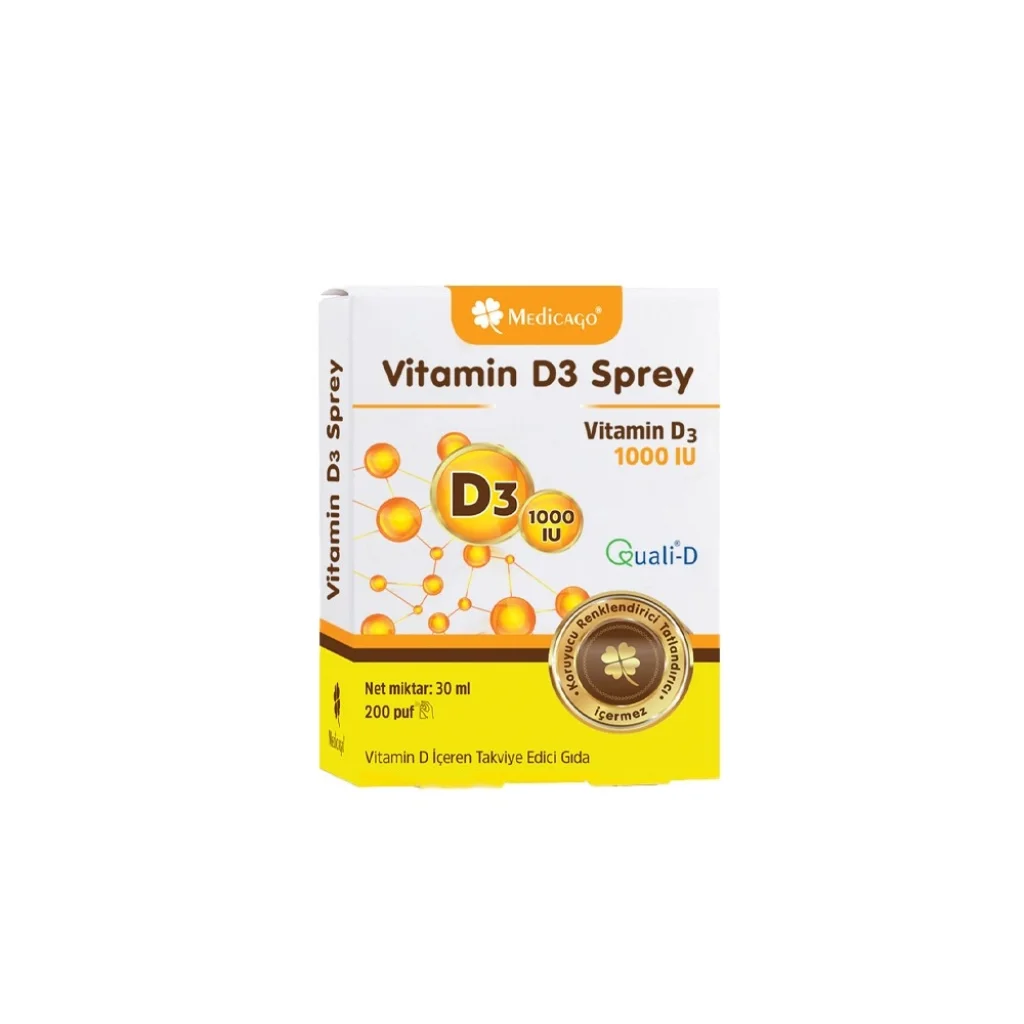 Medicago Vitamin D3 1000 IU Sprey 30 ml