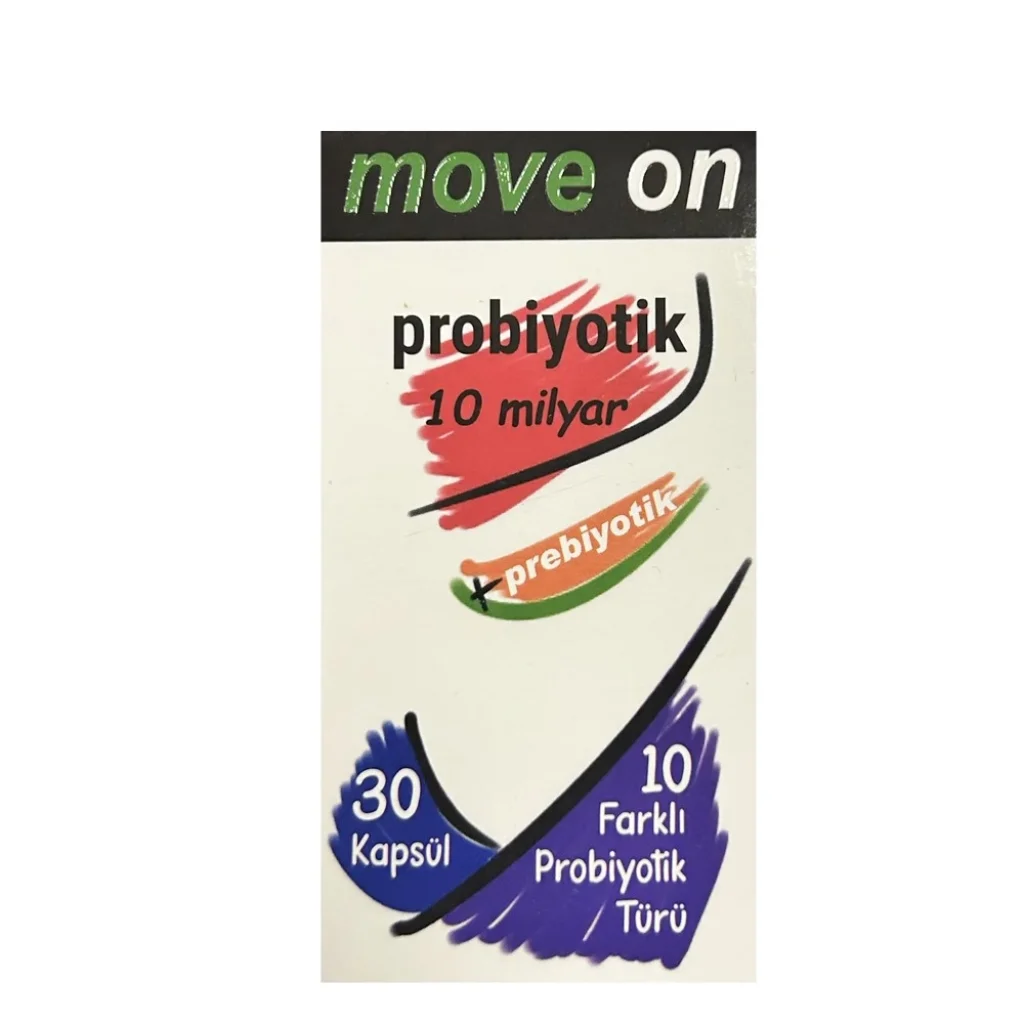 Move On Probiyotik 10 Milyar Probiyotik 30 Kapsül