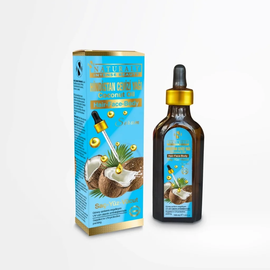 Naturaly Hindistan Cevizi Yağı Saç Yüz Vücut Serum 100 ml