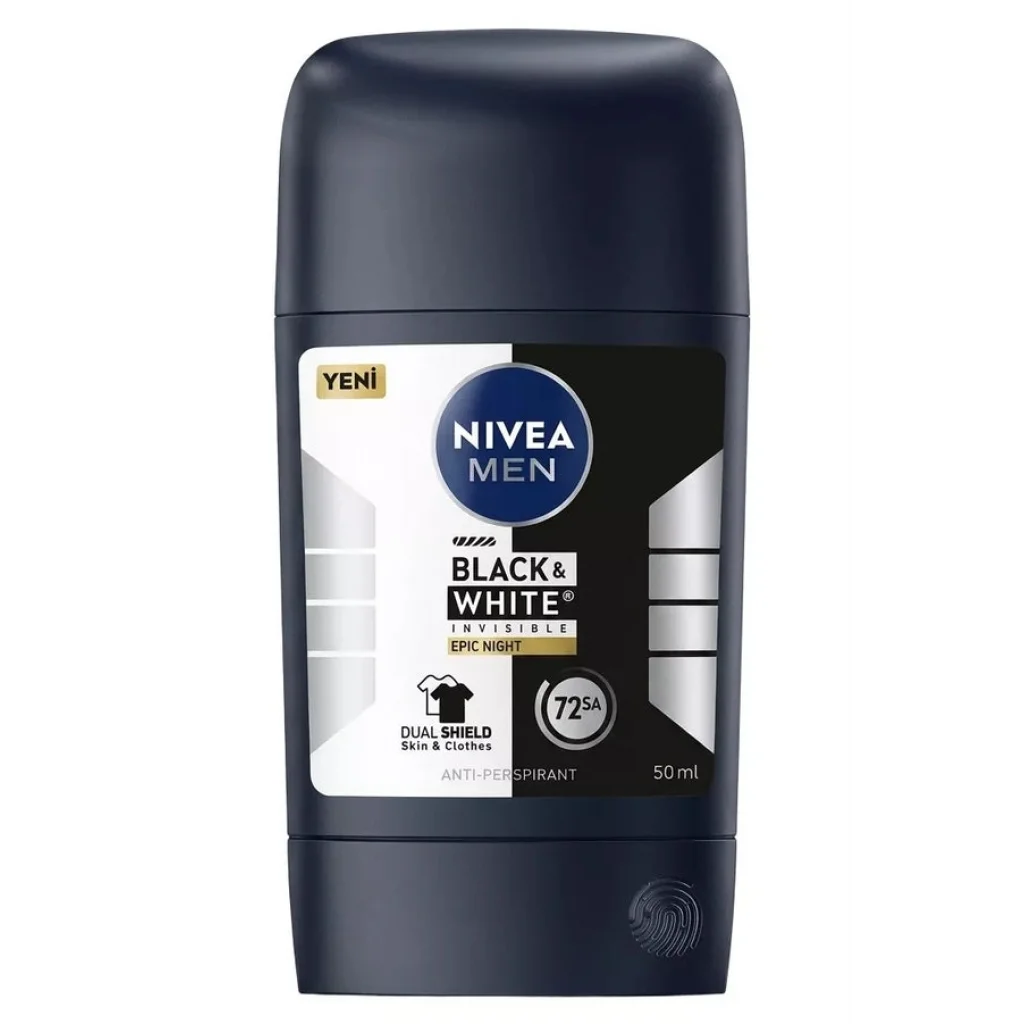 Nivea Men Black White Epic Night Erkek Stick Deodorant 50 ml