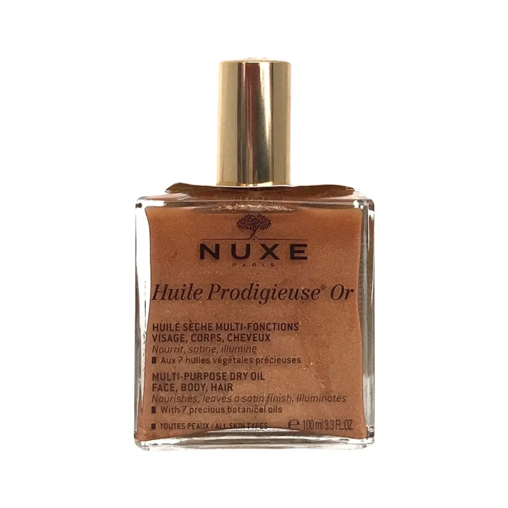 Nuxe Huile Prodigieuse OR Altın Parıltılı Yüz Vücut Saçlar İçin Çok Amaçlı Kuru Yağ 100 ml