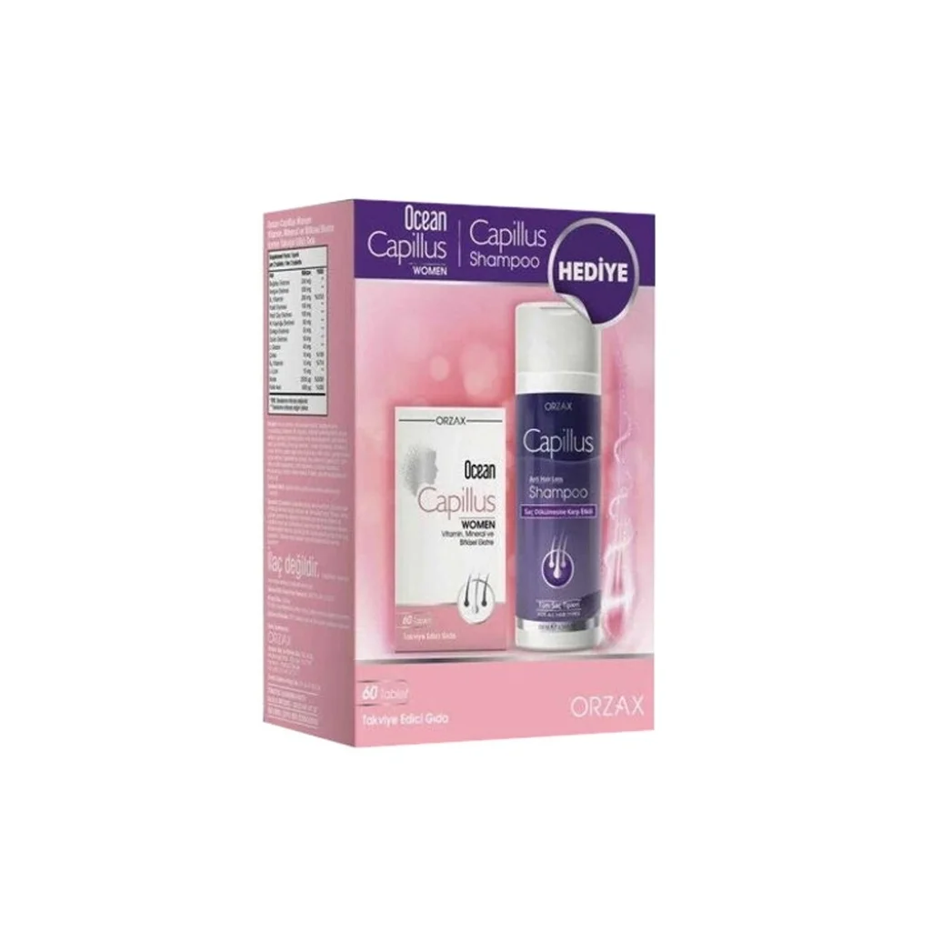 Ocean Capillus Woman 60 Tablet + Capillus Şampuan 200 ml Hediyeli