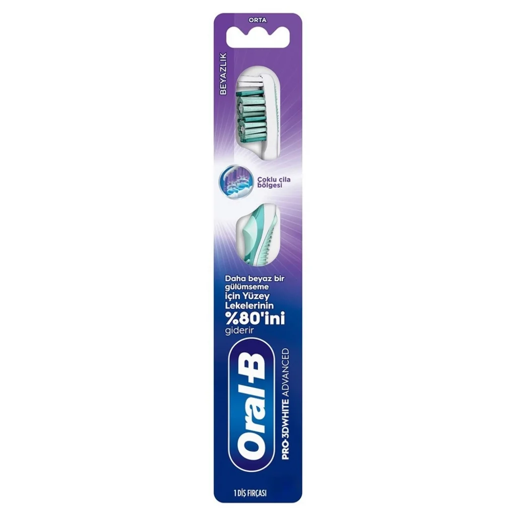 Oral-B Pro-3D White Advanced Beyazlık Diş Fırçası Orta
