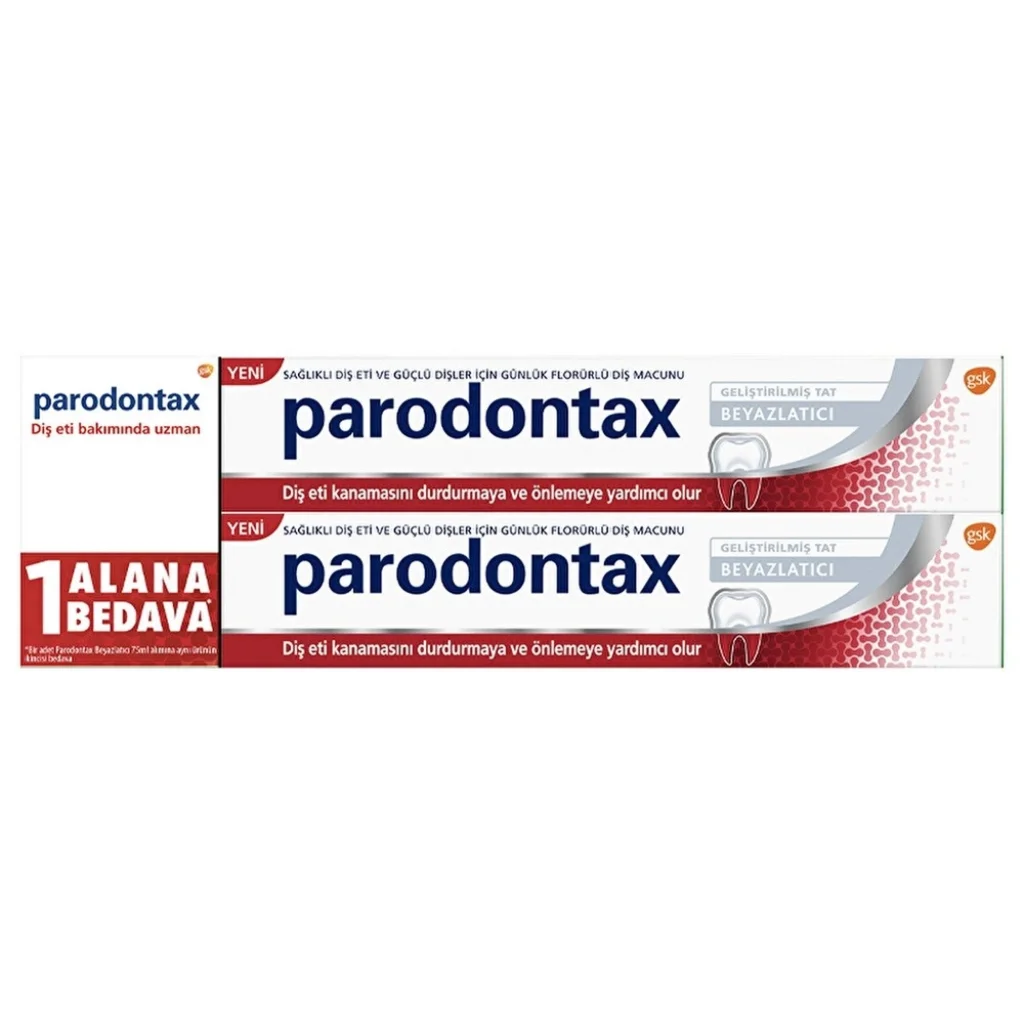 Parodontax Diş Macunu Beyazlatıcı 75 ml 2li