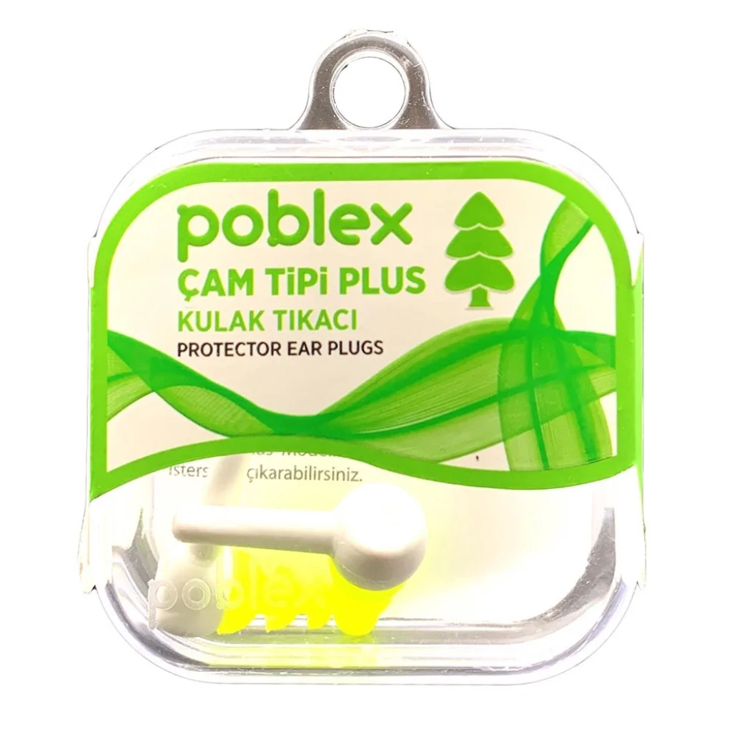 Poblex Çam Tipi Plus Kulak Tıkacı - Small