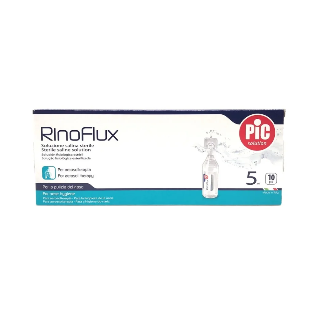 Rinoflux Steril Serum Fizyolojik Damla 10 Flakon