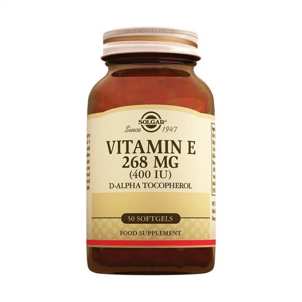 Solgar Vitamin E 400 IU 50 Kapsül