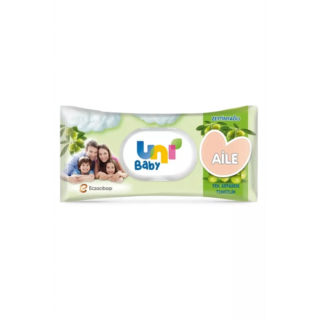 Uni Baby Islak Mendil Zeytinyağlı 90 Yaprak