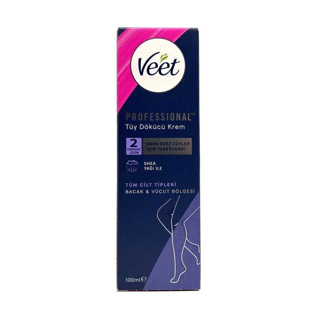 Veet Bacak ve Vücut Bölgesi İçin Professional Tüy Dökücü Krem 100 ml