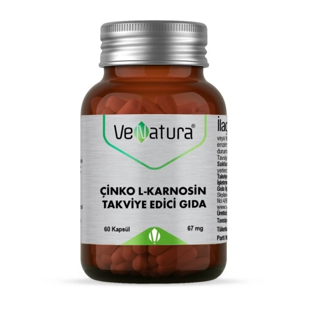 Venatura Çinko L-Karnosin 60 Kapsül