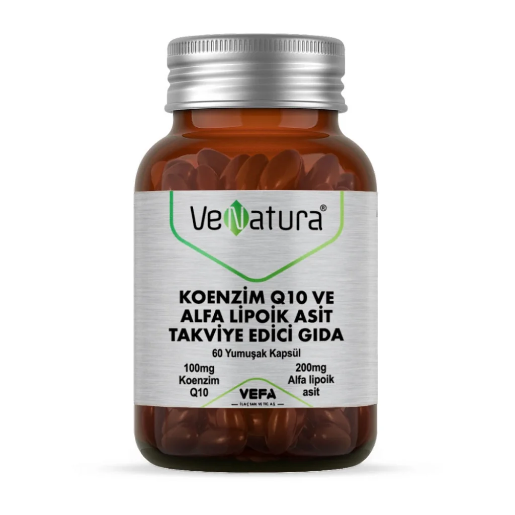 Venatura Koenzim Q10  Alfa Lipoik Asit 60 Kapsül