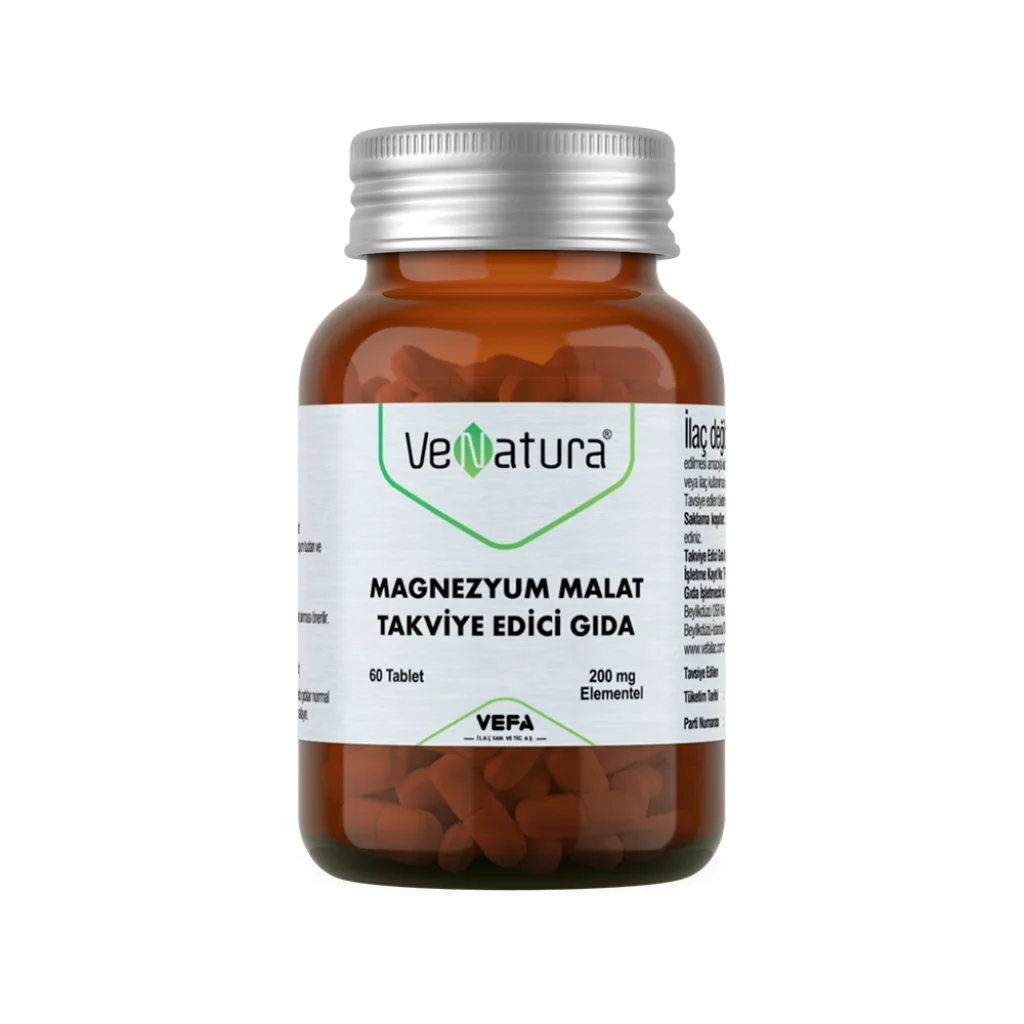 Venatura Magnezyum Malat 60 Tablet