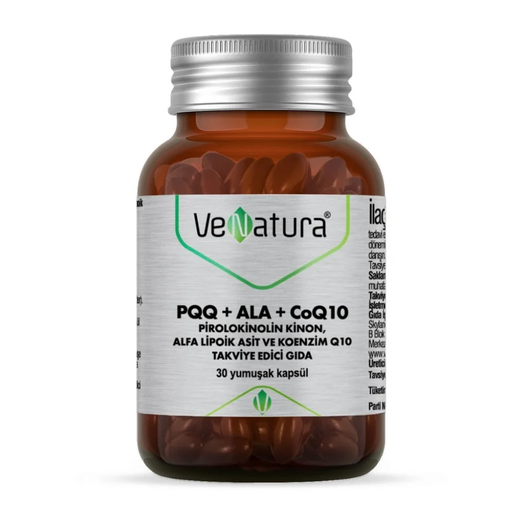 VeNatura PQQ+ALA+KoenzimQ10+Alfa Lipoik Asit 30 Kapsül