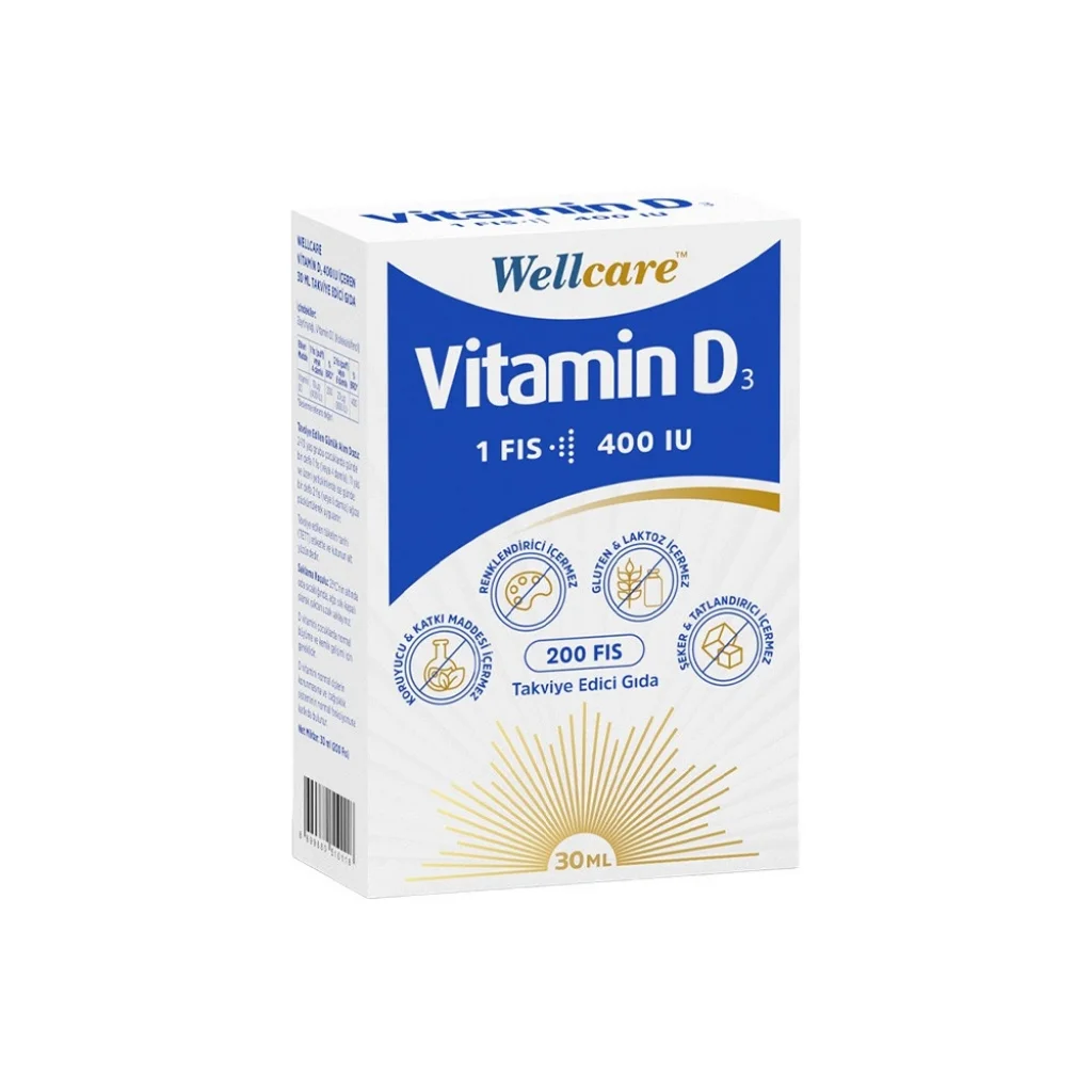 Wellcare Vitamin D3 400 IU 30 ml