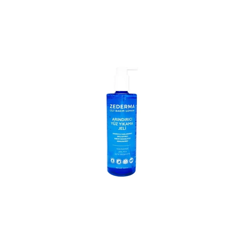 Zederma Arındırıcı Yüz Yıkama Jeli Yağlı Akne Eğilimli ve Hassas Ciltler İçin 400 ml