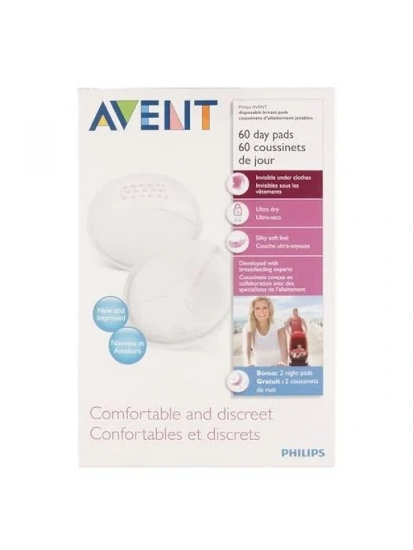 Avent Tek kullanımlık Göğüs Pedi 60lı