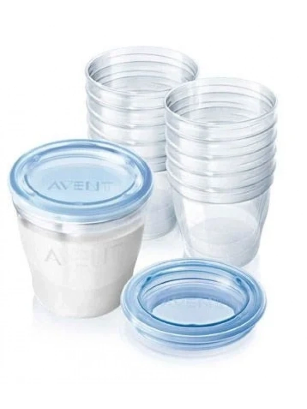 Avent Via Anne Sütü Kaplari (10 Adet) (8710103701330)
