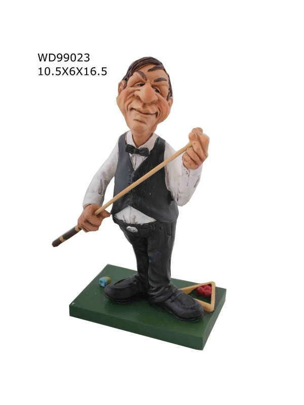 Bilardo Eğitmeni Biblo Heykel