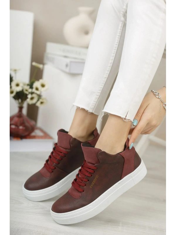 CH004 BT Kadın Ayakkabı BORDO