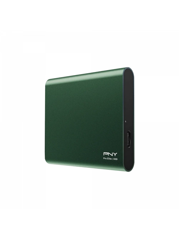 PNY Pro Elite Yeşil 500 GB 865/875MB/s USB 3.2 Gen 2 Type-C Taşınabilir SSD (PSD0CS2060GN-500-RB)