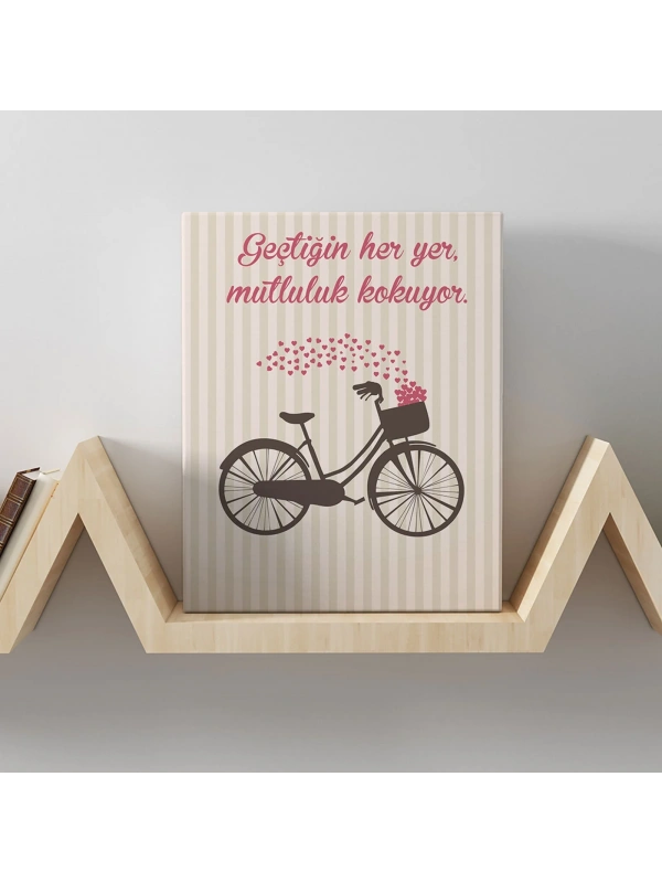 Romantik Tasarımlı Mini Kanvas Tablo - No25