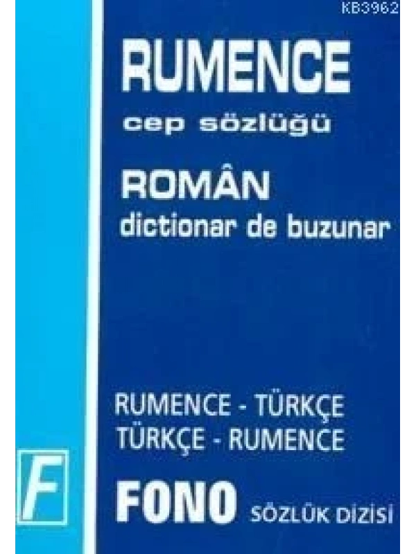 Rumence Cep Sözlüğü; Rumence-Türkçe  Türkçe-Rumence