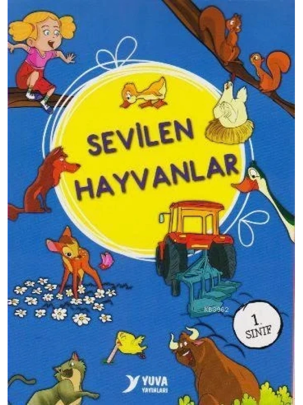Sevilen Hayvanlar; Düz Yazılı 10 Kitap 1.Sınıf