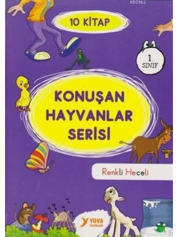 Yuva 1. Sinif Konuşan Hayvanlar Serisi Renkli Hece