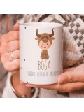 Boğa Burcu Özel Sevimli Beyaz Kupa Bardak