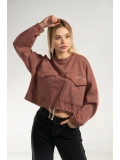 Cepli Crop Sweatshirt - TOPRAK